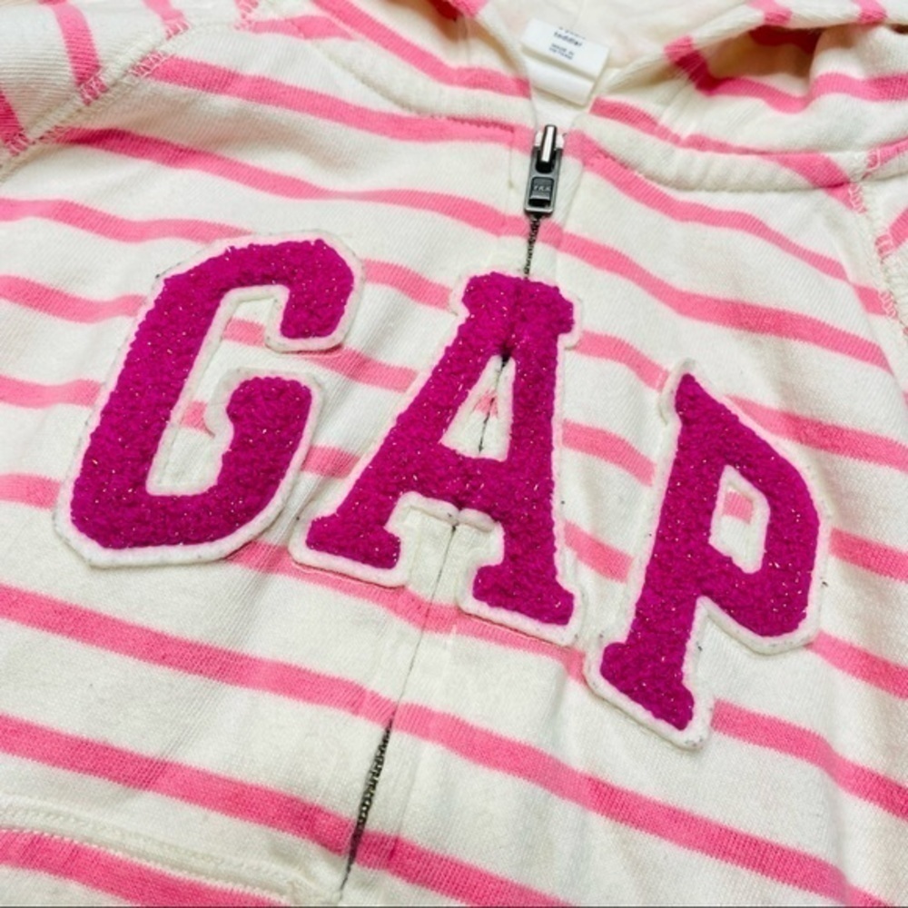 Gap Striped Logo Hoodie - Picture 2 of 5